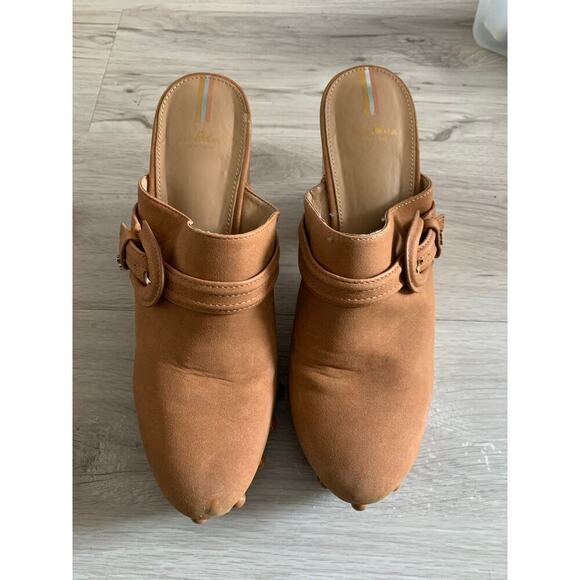 Sam Edelman Nyla Block Heel Platform Clogs Size 11 - Picture 3 of 4